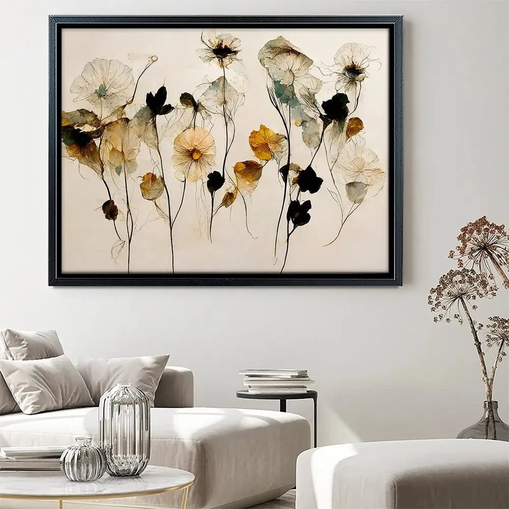 Beautiful Dry Flowers Canvas Print Beautiful Dry Flowers Canvas Print wall art product Treechild