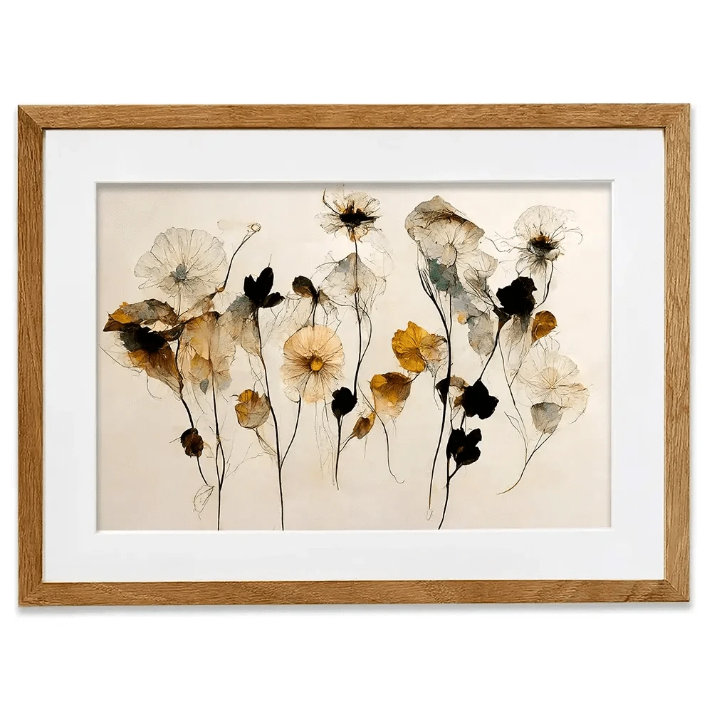 Beautiful Dry Flowers Framed Art Print Beautiful Dry Flowers Framed Art Print wall art product Treechild