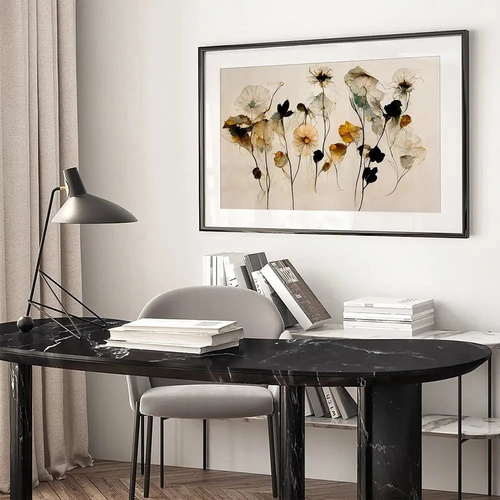 Beautiful Dry Flowers Framed Art Print Beautiful Dry Flowers Framed Art Print wall art product Treechild