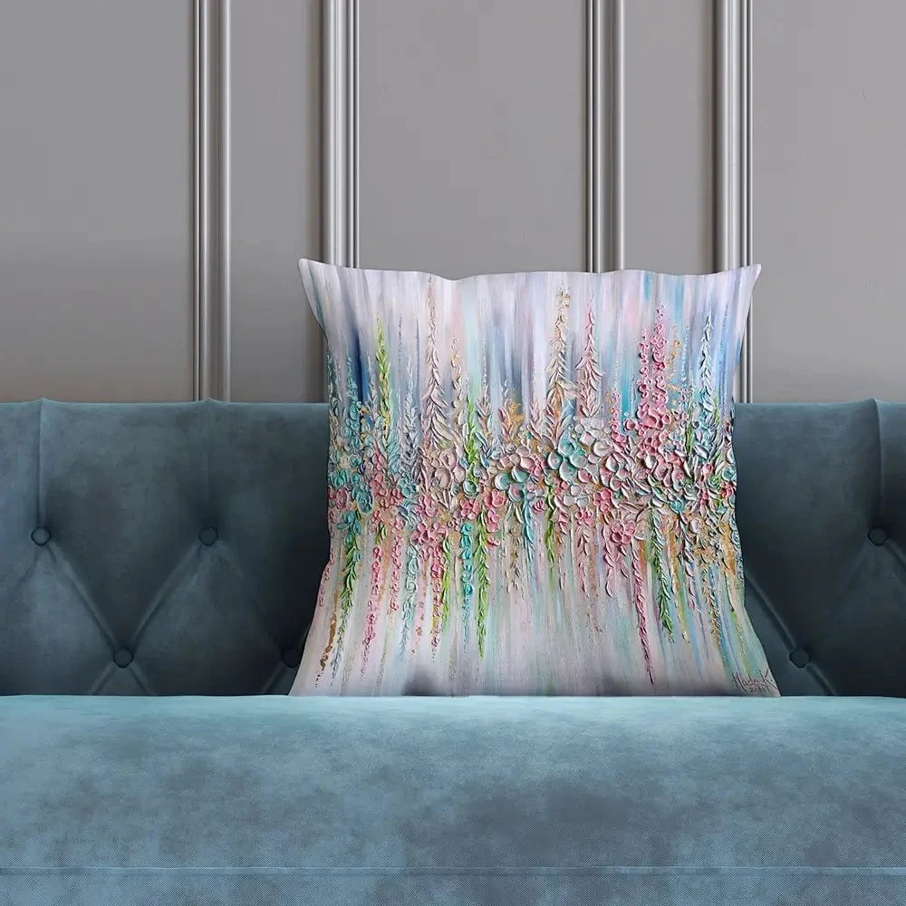 Beautiful Pastels Cushion Beautiful Pastels Cushion wall art product Nada Khatib