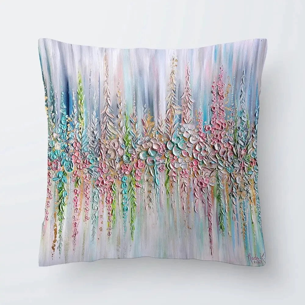 Beautiful Pastels Cushion Beautiful Pastels Cushion wall art product Nada Khatib