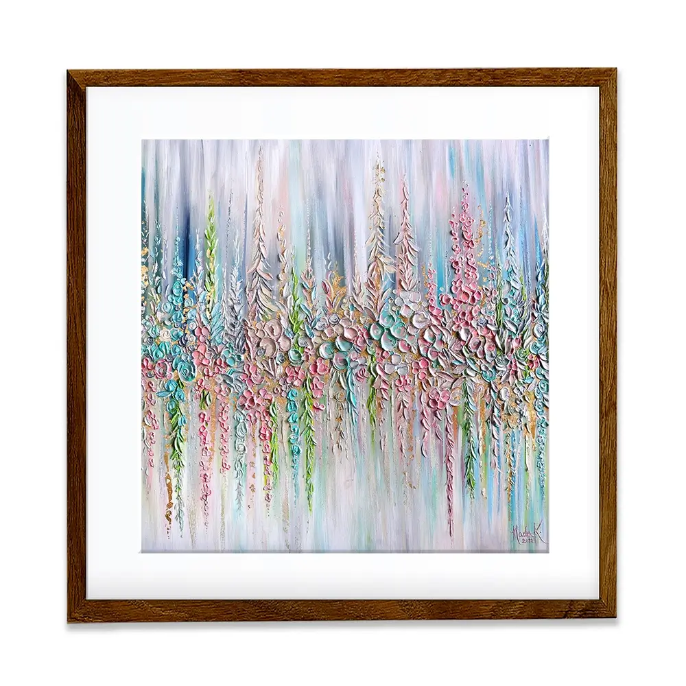 Beautiful Pastels Square Framed Art Print Beautiful Pastels Square Framed Art Print wall art product Nada Khatib