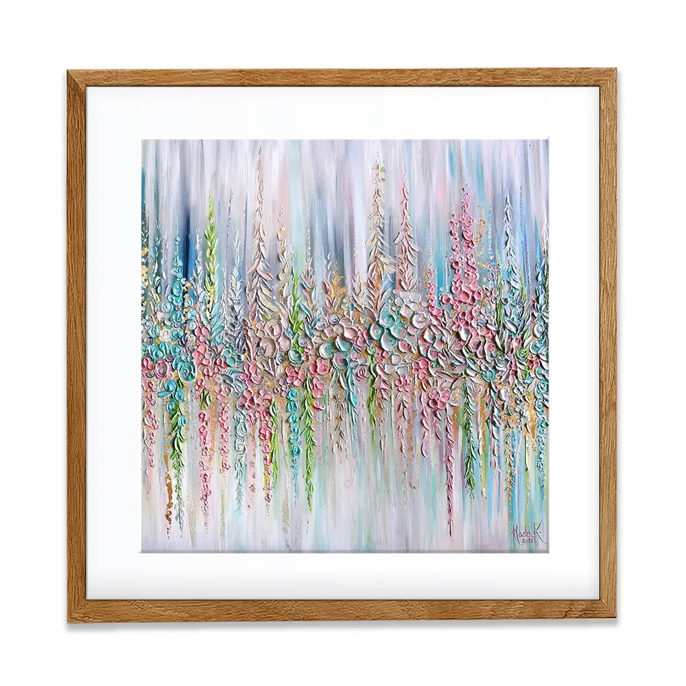 Beautiful Pastels Square Framed Art Print Beautiful Pastels Square Framed Art Print wall art product Nada Khatib