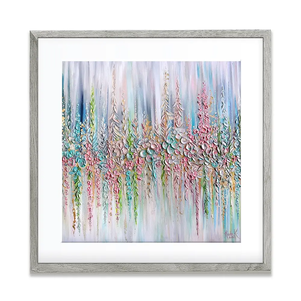 Beautiful Pastels Square Framed Art Print Beautiful Pastels Square Framed Art Print wall art product Nada Khatib