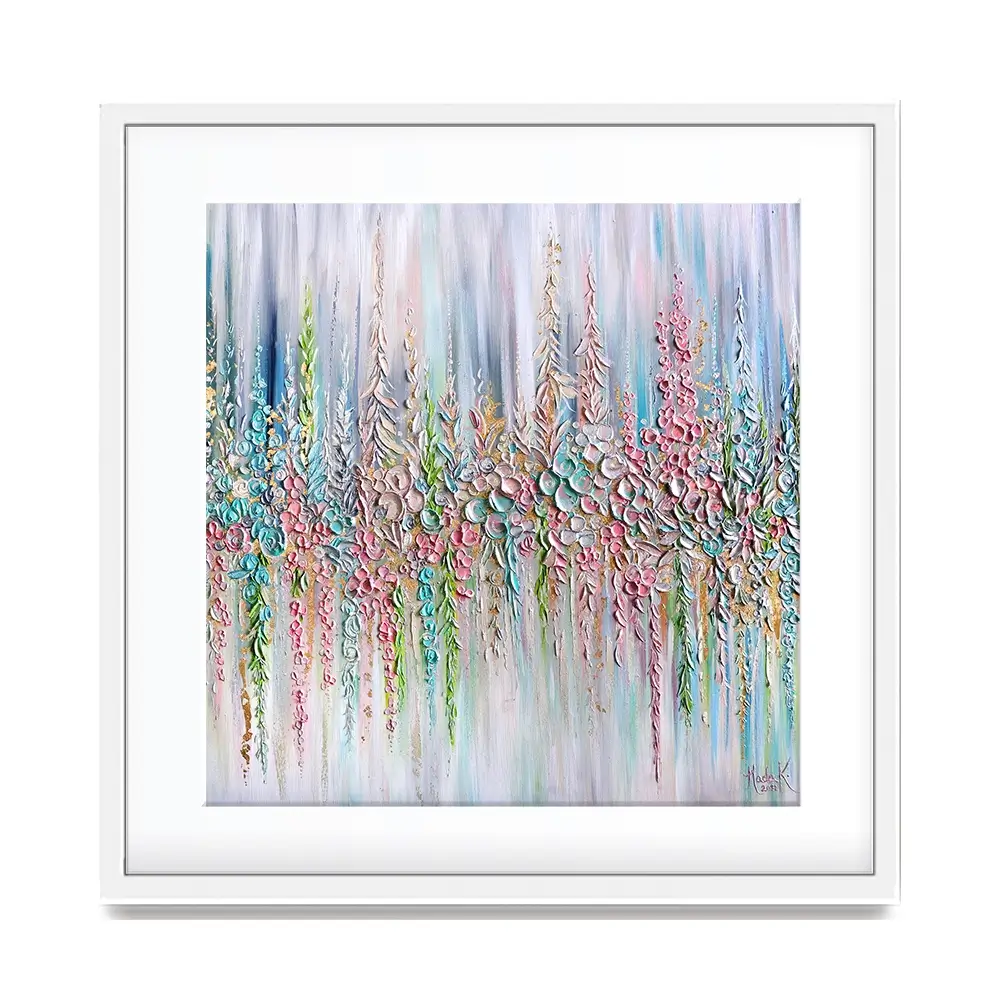 Beautiful Pastels Square Framed Art Print Beautiful Pastels Square Framed Art Print wall art product Nada Khatib
