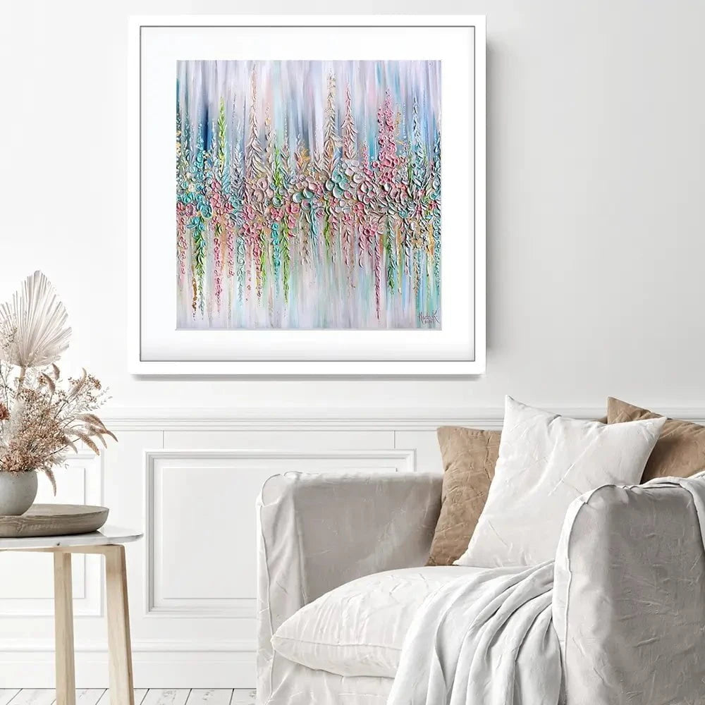 Beautiful Pastels Square Framed Art Print Beautiful Pastels Square Framed Art Print wall art product Nada Khatib