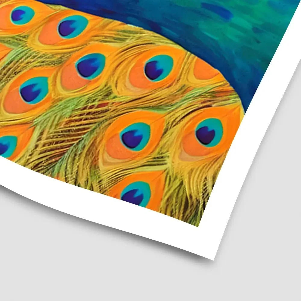 Beautiful Peacock Art Print Beautiful Peacock Art Print wall art product Treechild