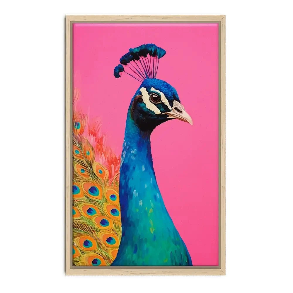 Beautiful Peacock Canvas Print Beautiful Peacock Canvas Print wall art product Treechild