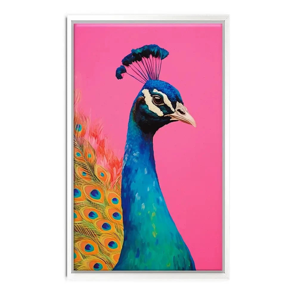 Beautiful Peacock Canvas Print Beautiful Peacock Canvas Print wall art product Treechild