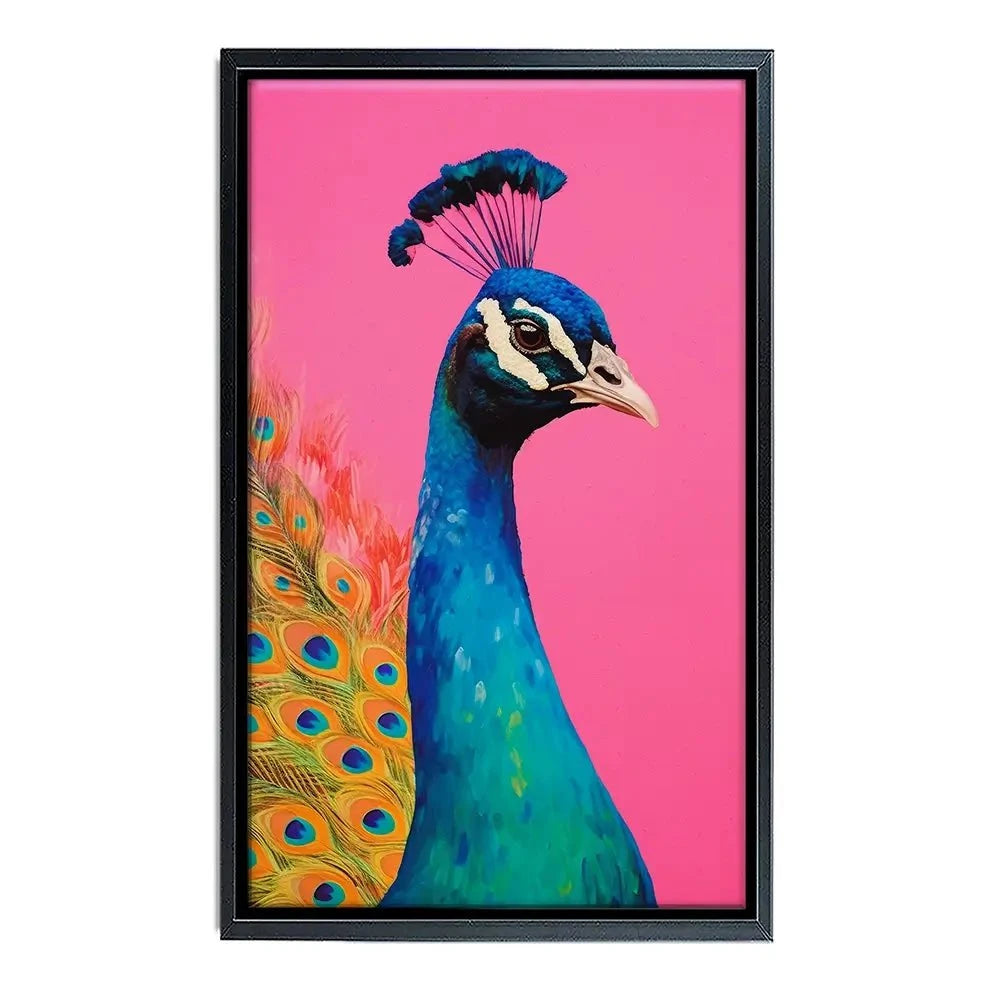 Beautiful Peacock Canvas Print Beautiful Peacock Canvas Print wall art product Treechild