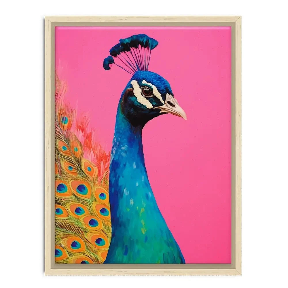Beautiful Peacock Canvas Print Beautiful Peacock Canvas Print wall art product Treechild