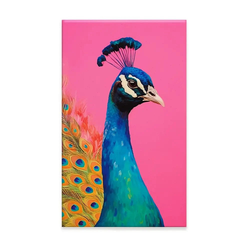 Beautiful Peacock Canvas Print Beautiful Peacock Canvas Print wall art product Treechild