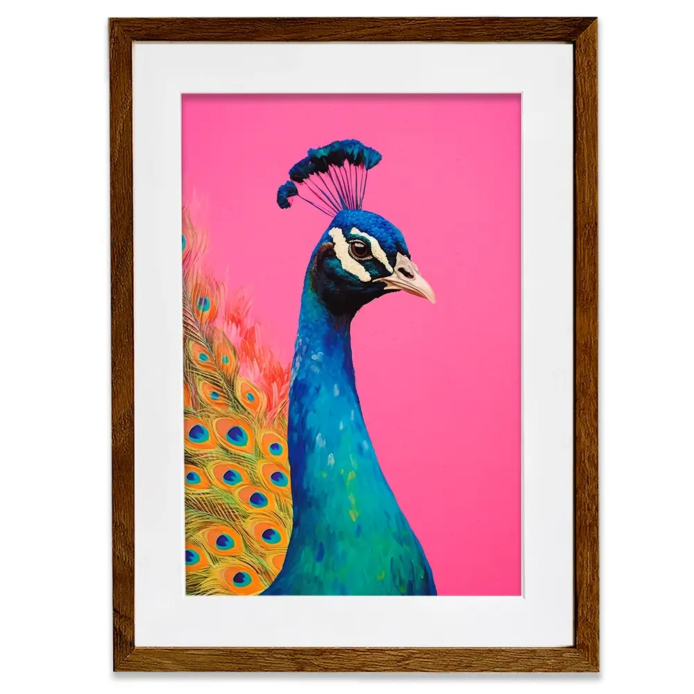 Beautiful Peacock Framed Art Print Beautiful Peacock Framed Art Print wall art product Treechild