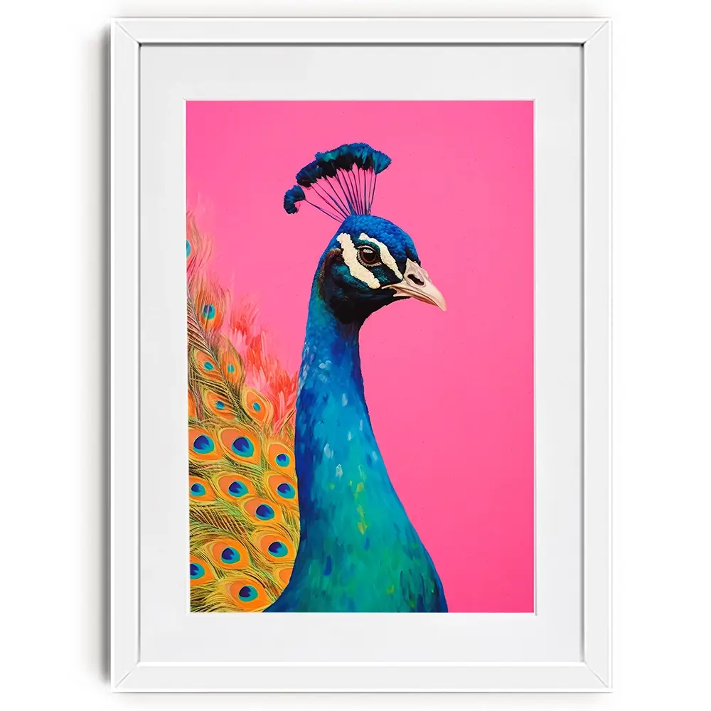 Beautiful Peacock Framed Art Print Beautiful Peacock Framed Art Print wall art product Treechild