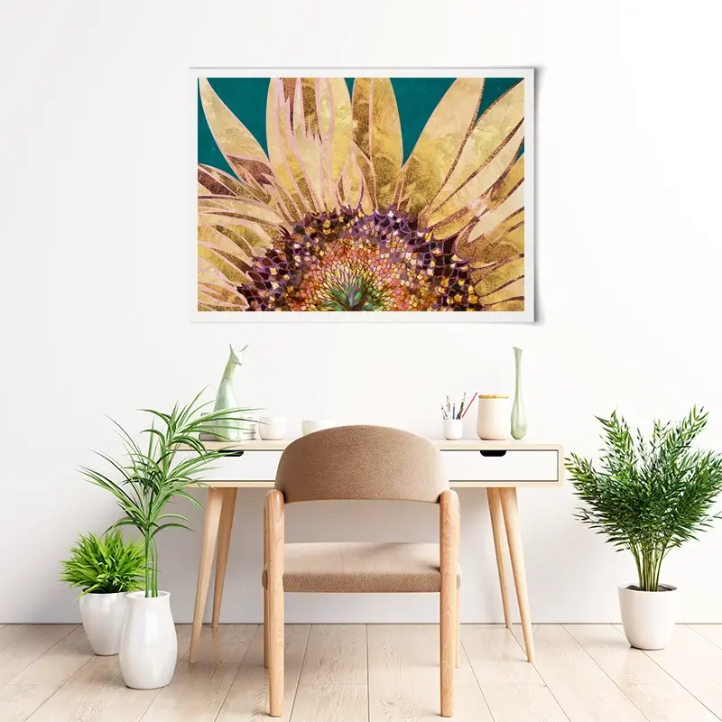 Beautiful Sunflower Art Print Beautiful Sunflower Art Print wall art product Sarah Manovski
