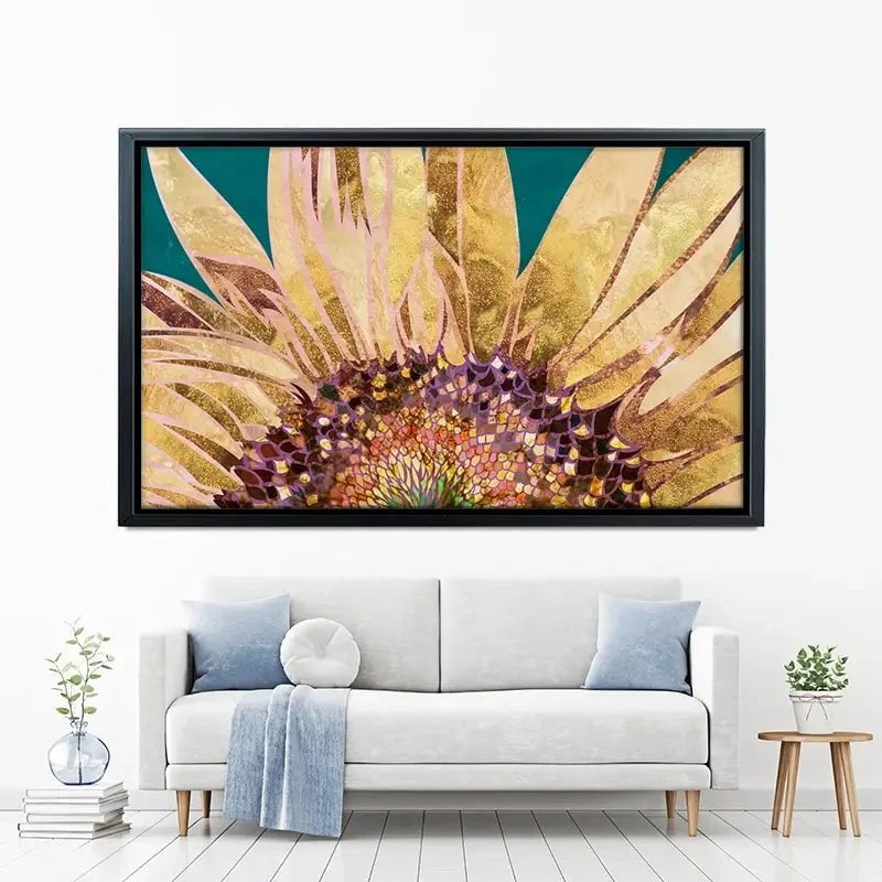 Beautiful Sunflower Canvas Print Beautiful Sunflower Canvas Print wall art product Sarah Manovski