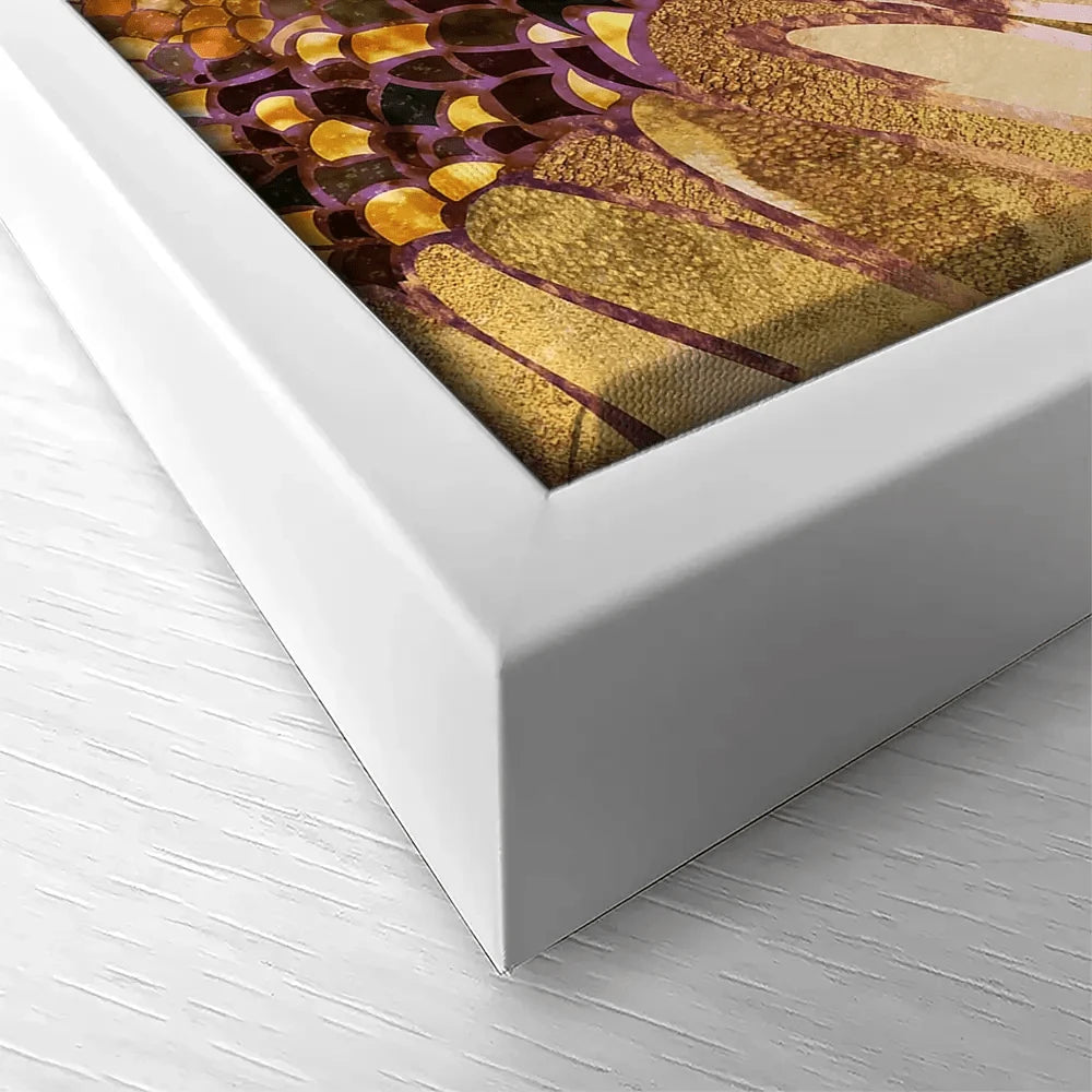 Beautiful Sunflower Portrait Canvas Print Beautiful Sunflower Portrait Canvas Print wall art product Sarah Manovski