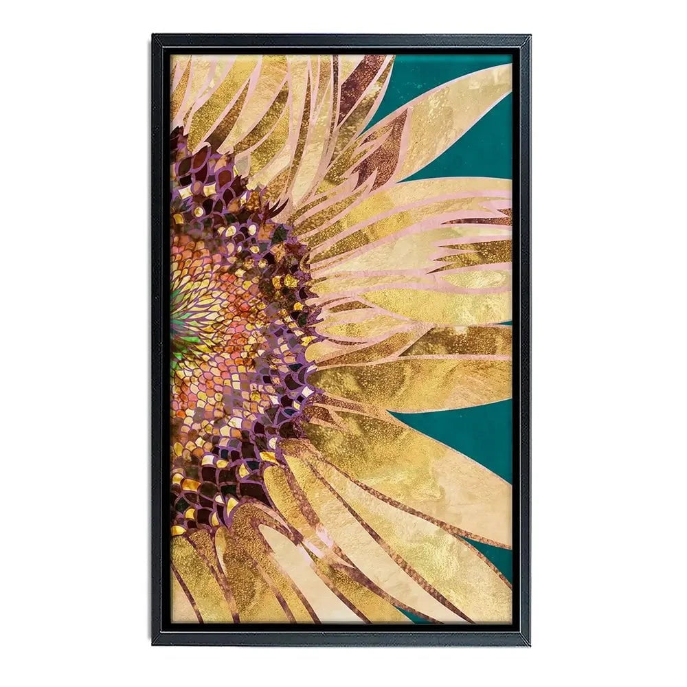 Beautiful Sunflower Portrait Canvas Print Beautiful Sunflower Portrait Canvas Print wall art product Sarah Manovski