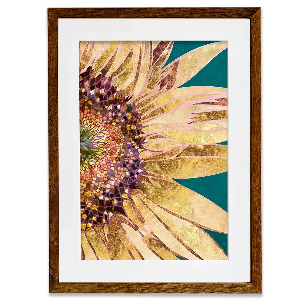 Beautiful Sunflower Portrait Framed Art Print Beautiful Sunflower Portrait Framed Art Print wall art product Sarah Manovski