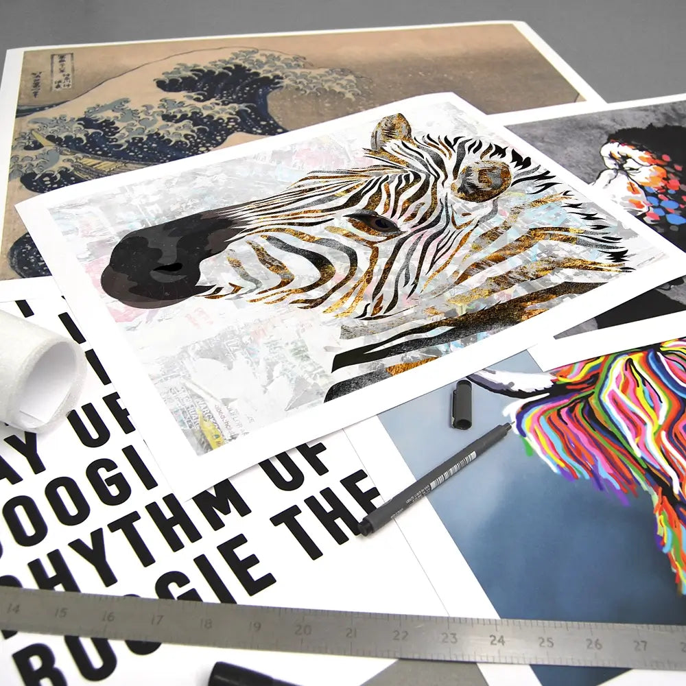 Beautiful Zebra Art Print Beautiful Zebra Art Print wall art product Sarah Manovski