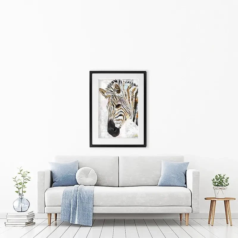 Beautiful Zebra Framed Art Print Beautiful Zebra Framed Art Print wall art product Sarah Manovski