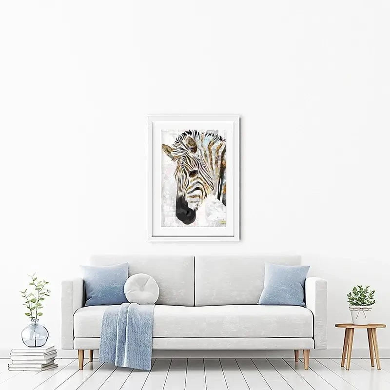 Beautiful Zebra Framed Art Print Beautiful Zebra Framed Art Print wall art product Sarah Manovski