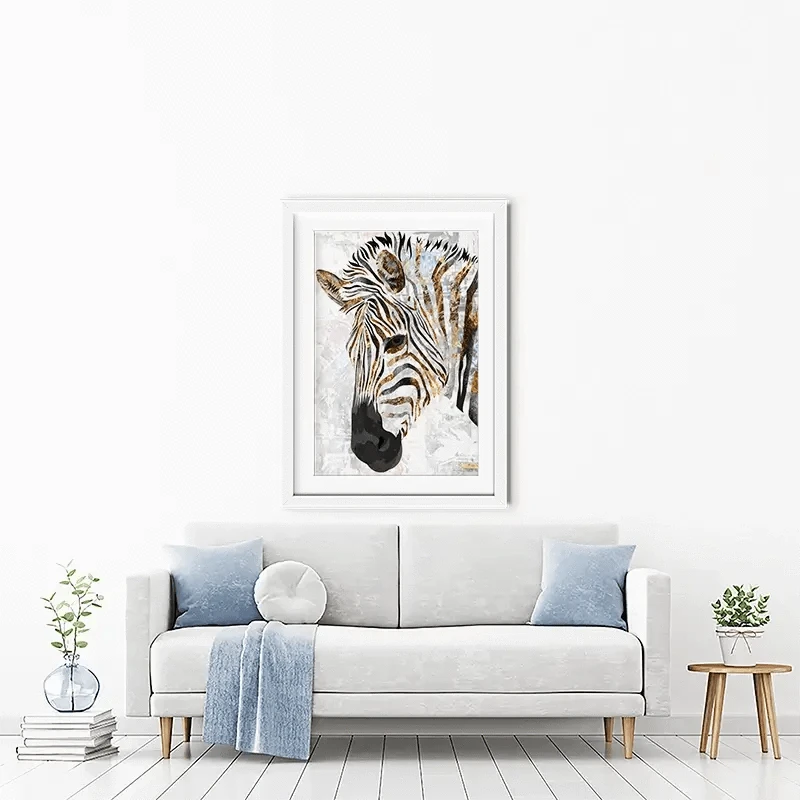 Beautiful Zebra Framed Art Print Beautiful Zebra Framed Art Print wall art product Sarah Manovski