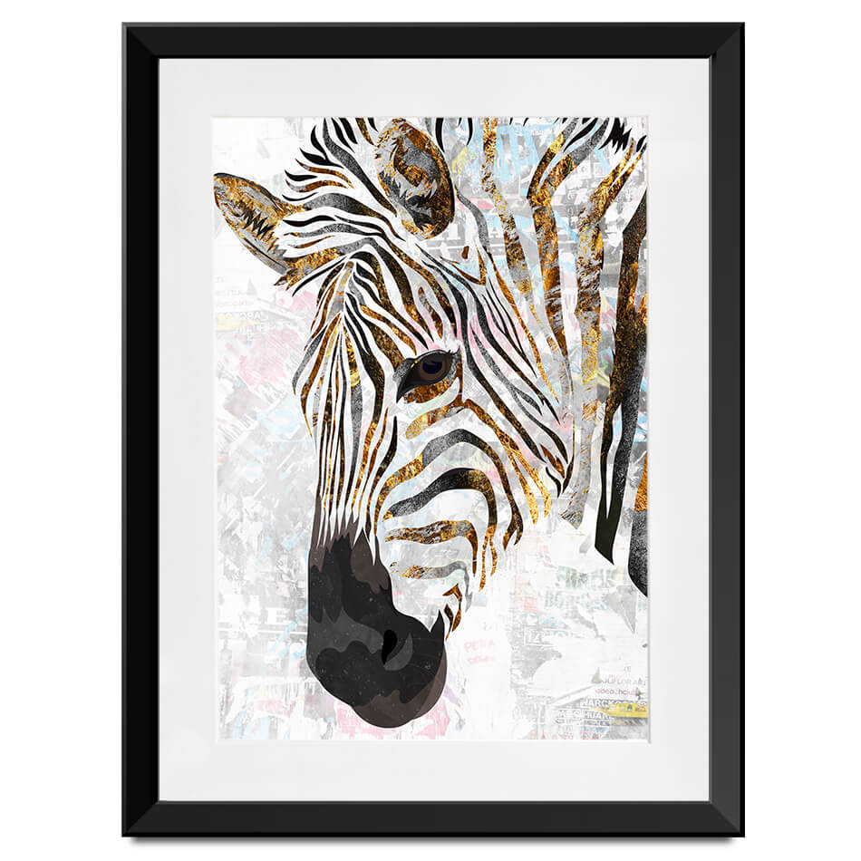 Beautiful Zebra Framed Art Print Beautiful Zebra Framed Art Print wall art product Sarah Manovski