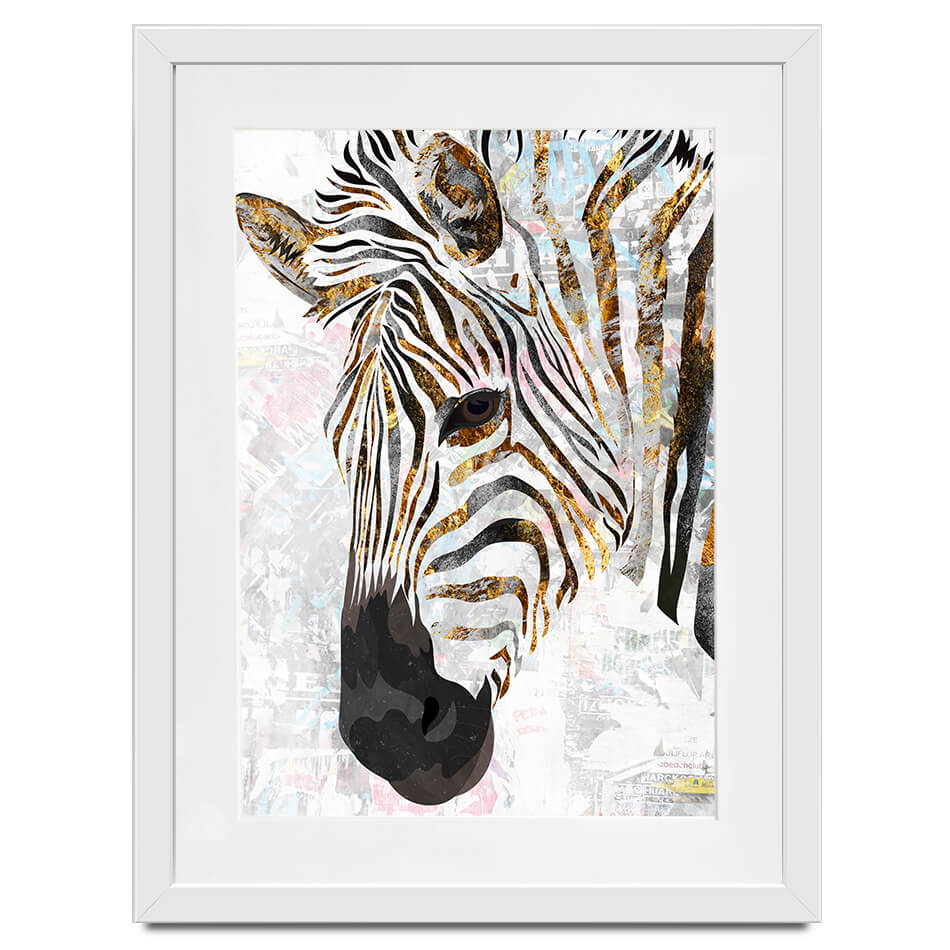 Beautiful Zebra Framed Art Print Beautiful Zebra Framed Art Print wall art product Sarah Manovski