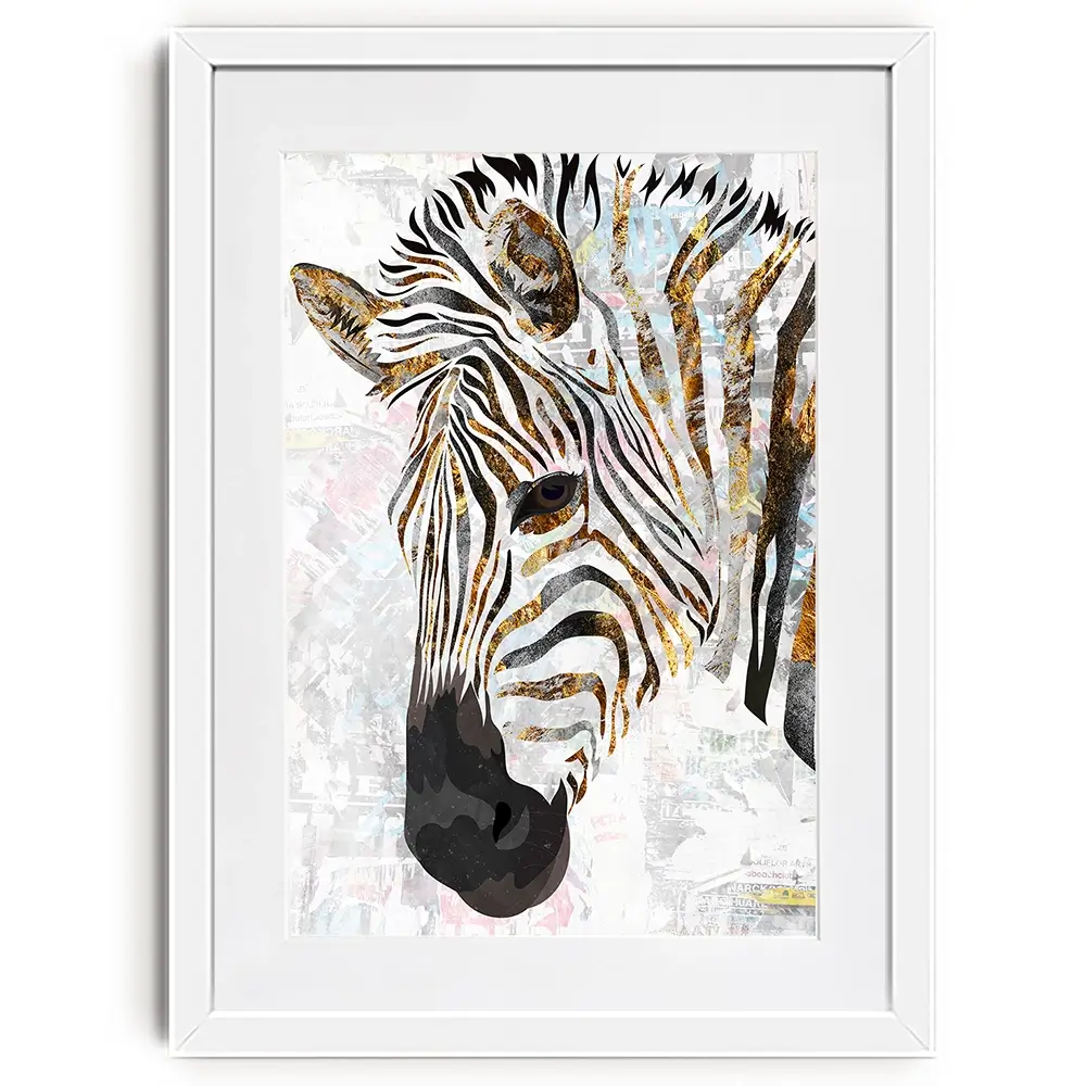 Beautiful Zebra Framed Art Print Beautiful Zebra Framed Art Print wall art product Sarah Manovski