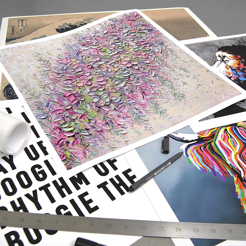 Beauty Everywhere Square Art Print Beauty Everywhere Square Art Print wall art product Nada Khatib