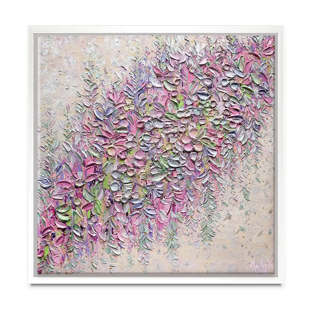 Beauty Everywhere Square Canvas Print Beauty Everywhere Square Canvas Print wall art product Nada Khatib