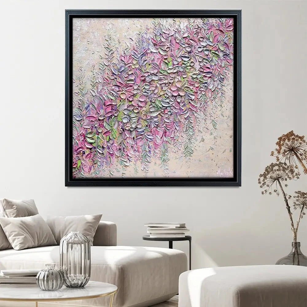 Beauty Everywhere Square Canvas Print Beauty Everywhere Square Canvas Print wall art product Nada Khatib