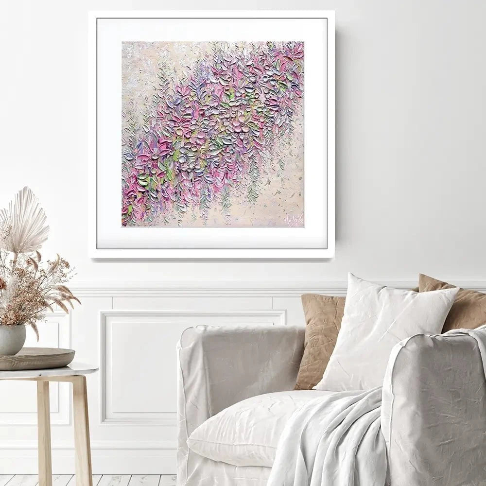 Beauty Everywhere Square Framed Art Print Beauty Everywhere Square Framed Art Print wall art product Nada Khatib