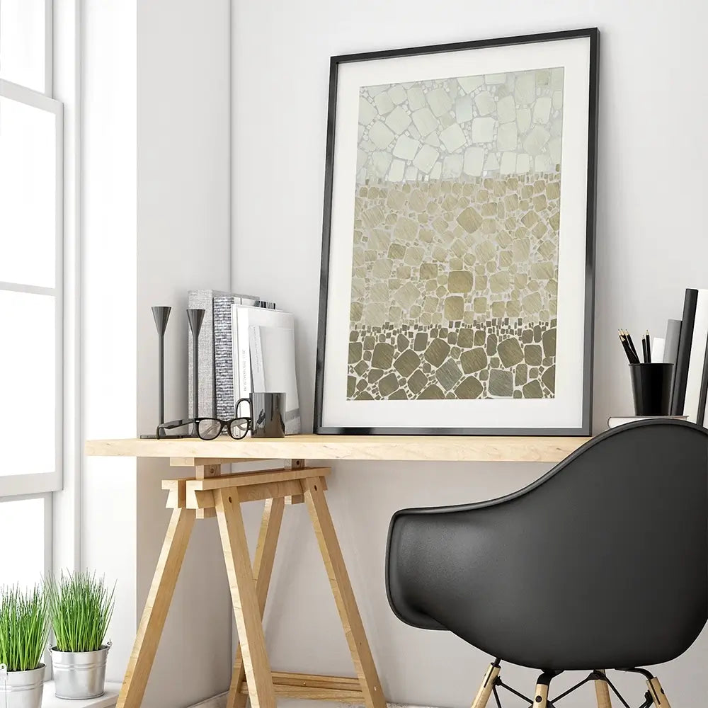 Bedrock Framed Art Print Bedrock Framed Art Print wall art product Alonzo Saunders