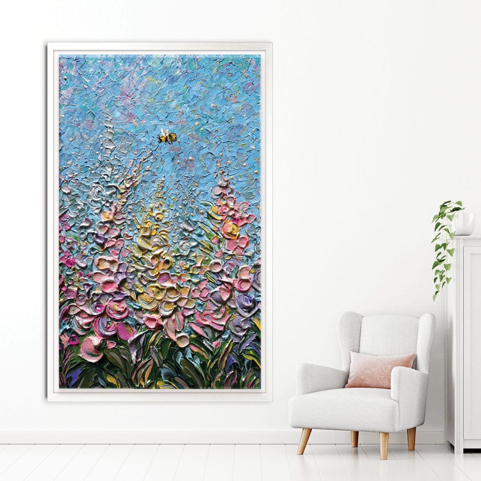 Bee Brave Canvas Print wall art product Expression By Nada