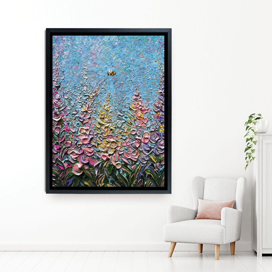 Bee Brave Canvas Print wall art product Expression By Nada