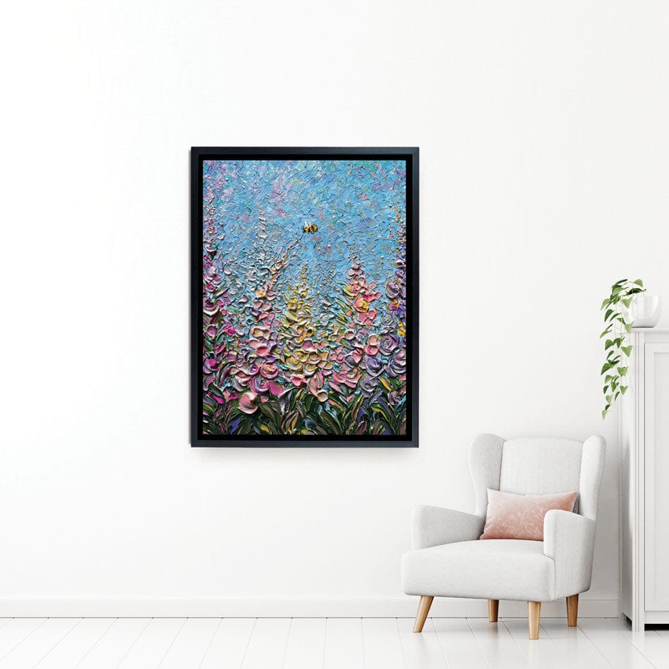 Bee Brave Canvas Print wall art product Expression By Nada