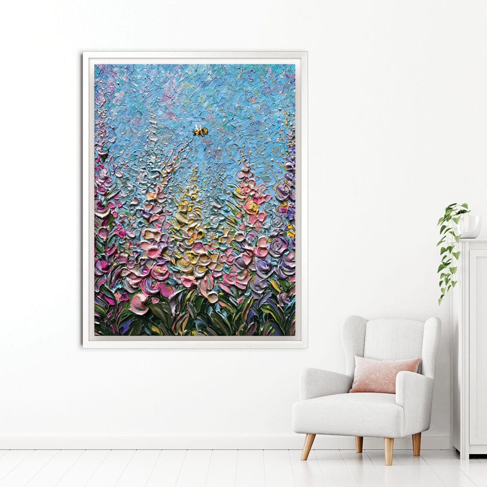 Bee Brave Canvas Print wall art product Expression By Nada