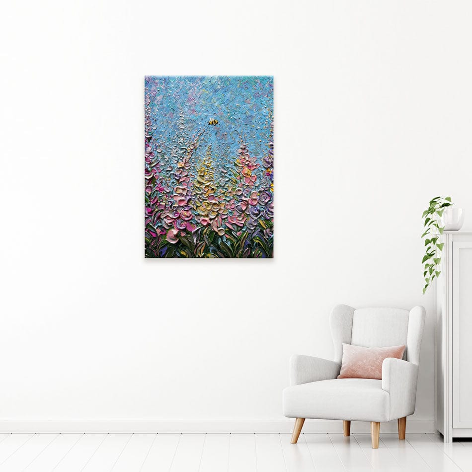 Bee Brave Canvas Print wall art product Expression By Nada