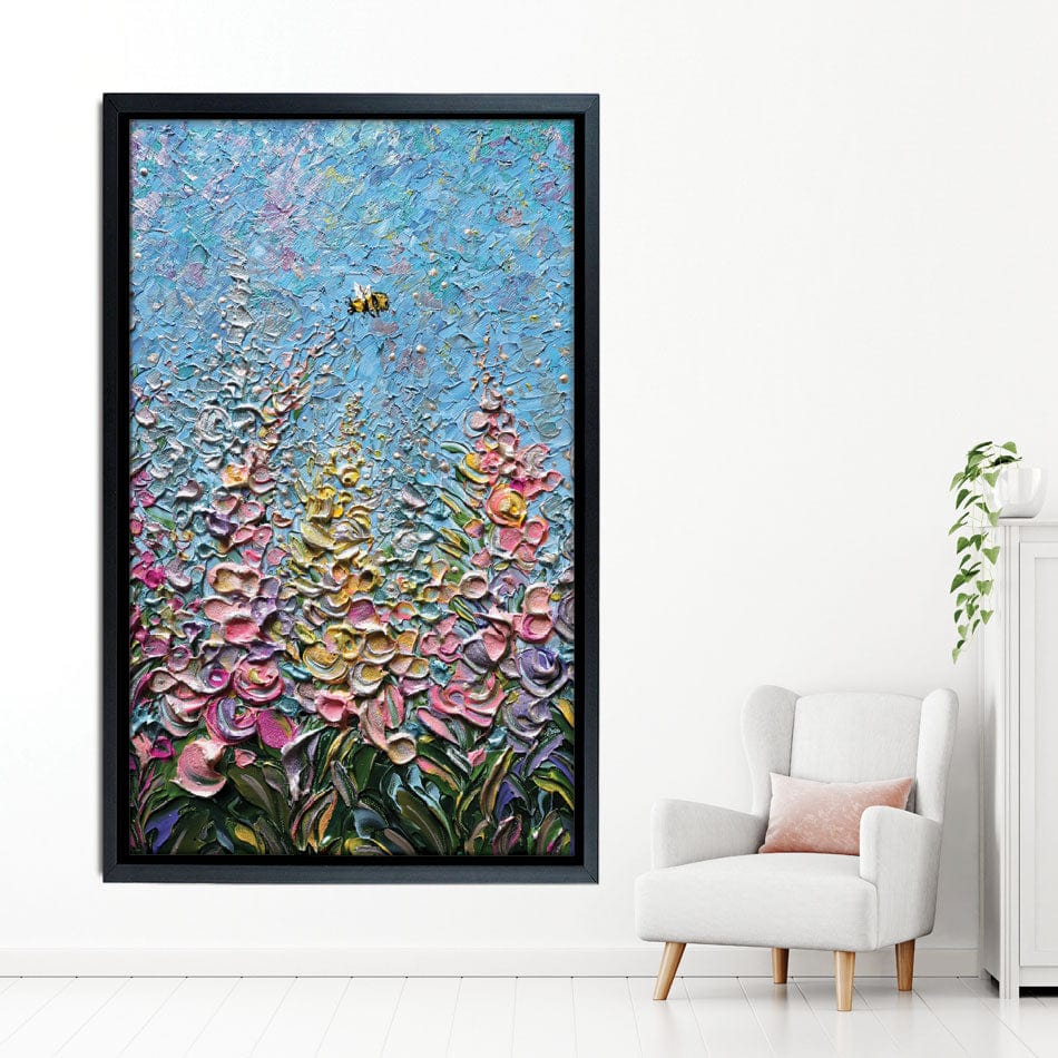 Bee Brave Canvas Print wall art product Expression By Nada