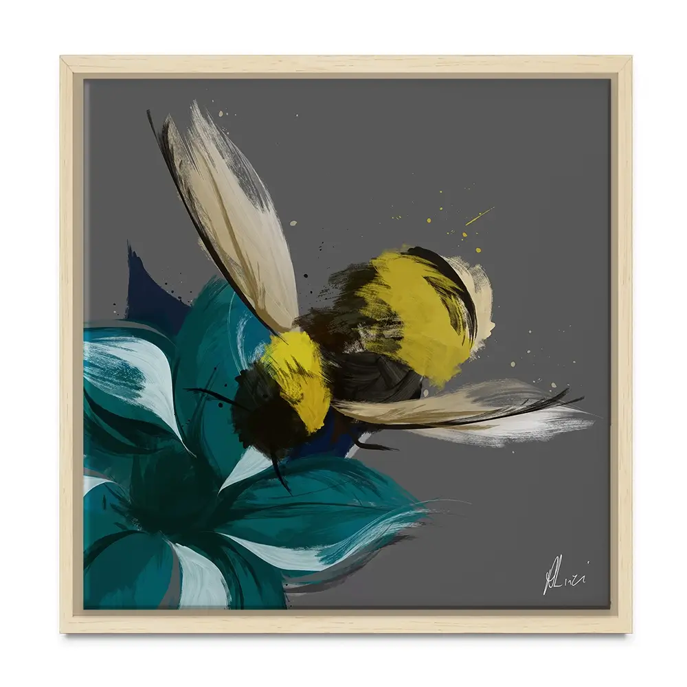 Bee In Flight Canvas Print Bee In Flight Canvas Print wall art product Aimee Linzi