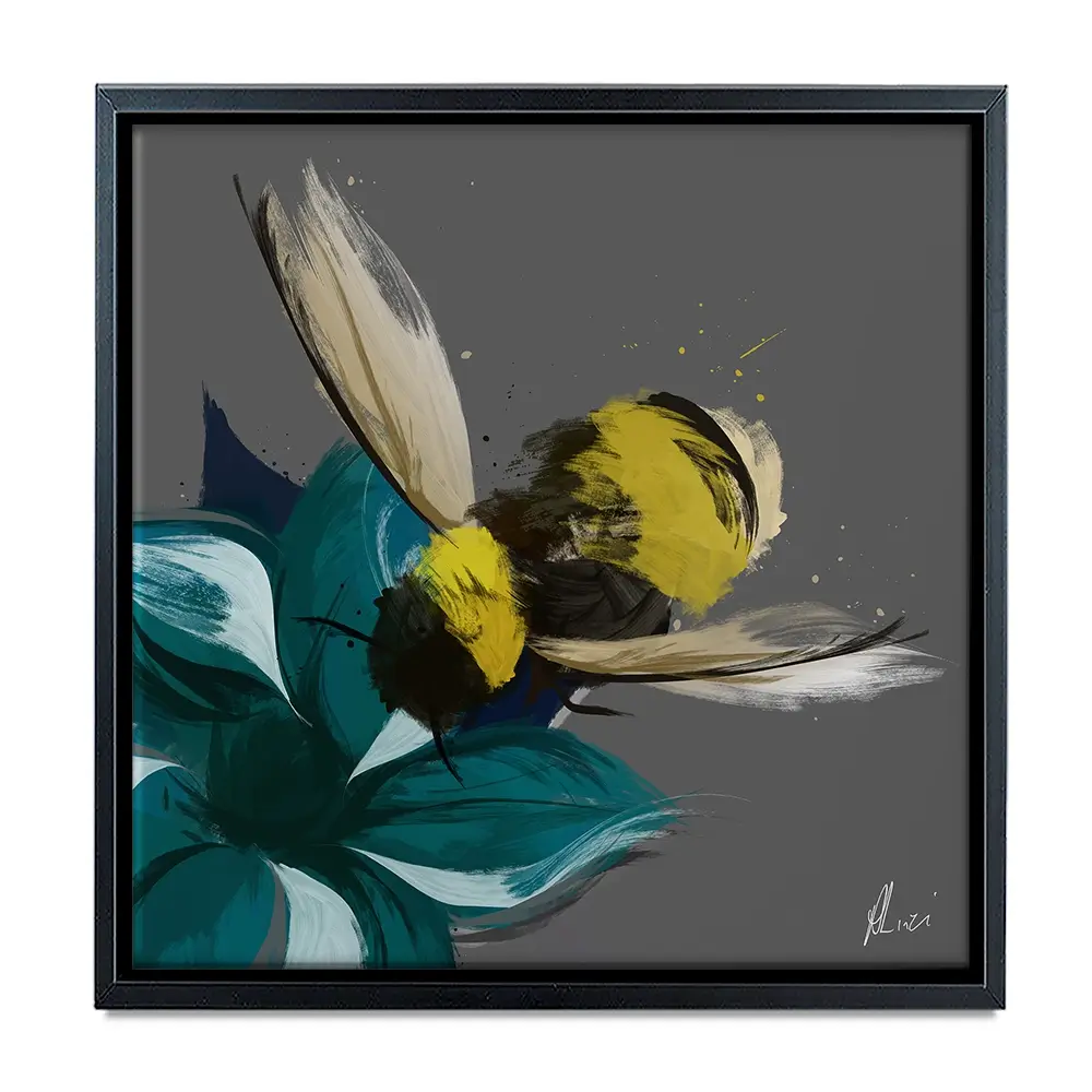 Bee In Flight Canvas Print Bee In Flight Canvas Print wall art product Aimee Linzi