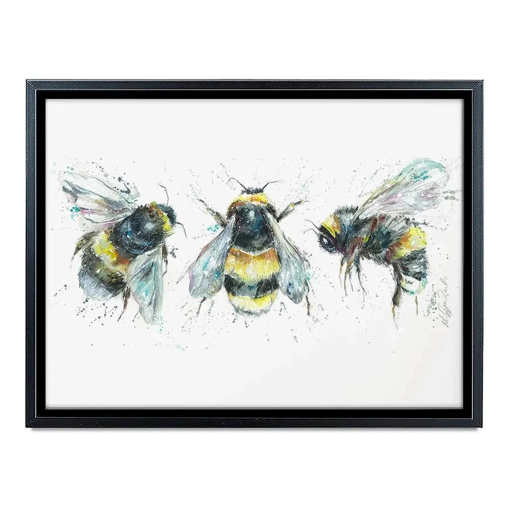 Bee Study Canvas Print Bee Study Canvas Print wall art product Nicola Jane Rowles