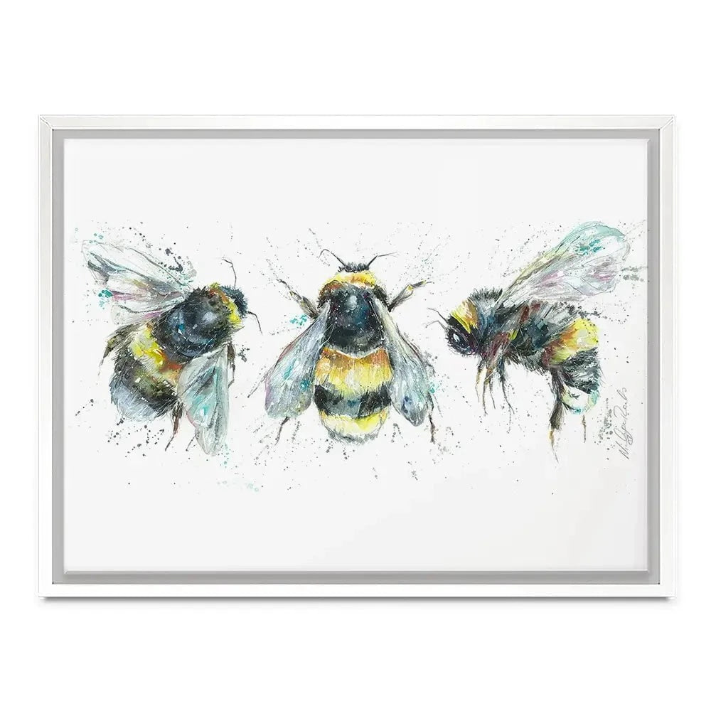 Bee Study Canvas Print Bee Study Canvas Print wall art product Nicola Jane Rowles