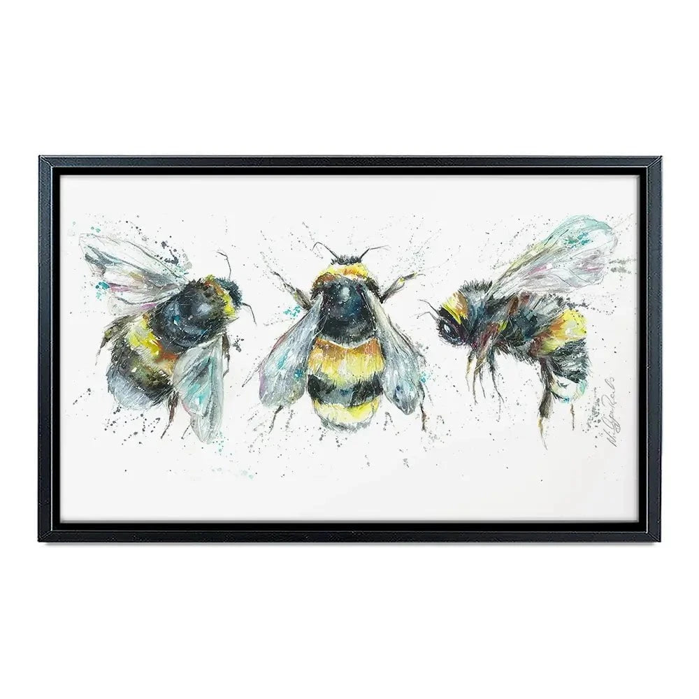 Bee Study Canvas Print Bee Study Canvas Print wall art product Nicola Jane Rowles