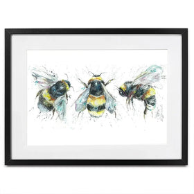 Bee Study Framed Art Print Bee Study Framed Art Print wall art product Nicola Jane Rowles