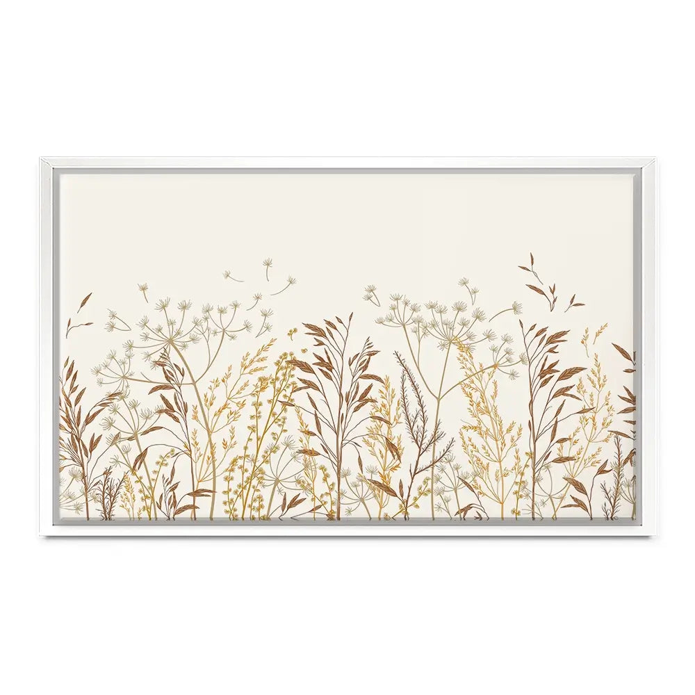 Beige Botanicals Canvas Print Beige Botanicals Canvas Print wall art product Art Print Shop