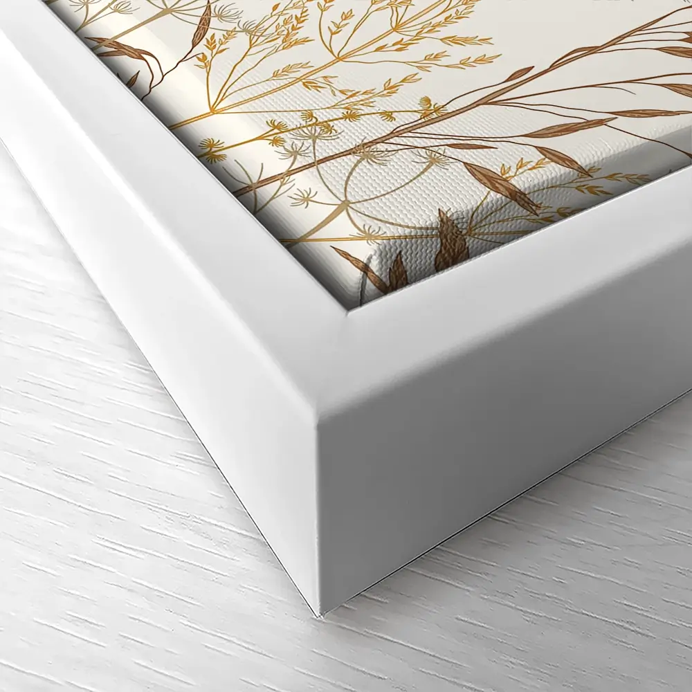 Beige Botanicals Canvas Print Beige Botanicals Canvas Print wall art product Art Print Shop
