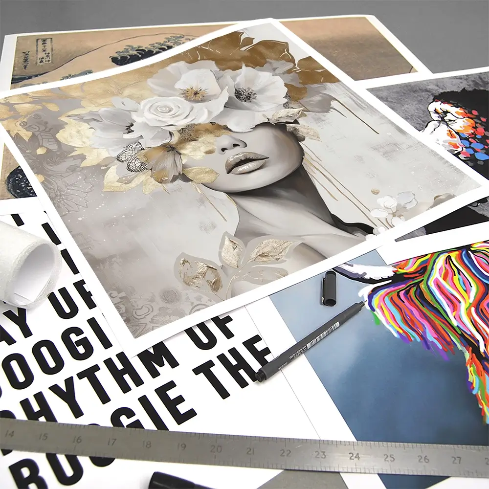 Bella Square Art Print Bella Square Art Print wall art product Bella Eve